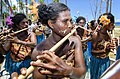 Suling (flute) player of the Raja Ampat Islands, off the western end of New Guinea.