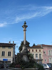 Photographie de la place Carnot où fut guillotiné Dumollard.