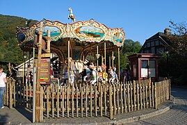 Carrousel à Plopsa Coo