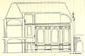 Projet non définitif de coupe of the chapel of Meudon. Dessin de Jules Hardouin-Mansart, 1701. AN.