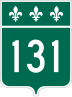 Route 131 marker