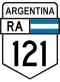 National Route 121 shield}}