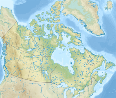 Location map Canada