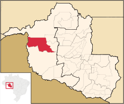 Location in Rondônia state