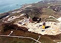 Construction du Space Launch Complex Six en 1966.