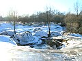 Le ruisseau sous la neige