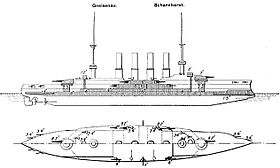 illustration de Classe Scharnhorst (croiseur)