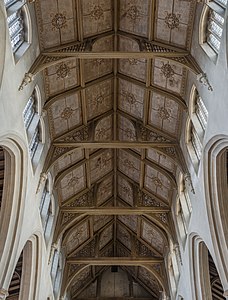 Ceiling of St Cyprian's Church, by Diliff