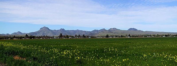 Sutter Buttes in northern California