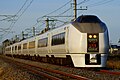 初めてLED式のヘッドマークを装備した特急電車（651系）