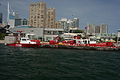 Toronto fire boats and police marine unit