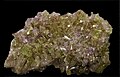 Vésuvianite et manganovésuvianite - Mine Jeffrey, Asbestos, Québec (4,3x2,8 cm)