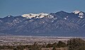 Southwest aspect of Vallecito Mountain centered on the skyline. (Pueblo Peak in the upper right corner)