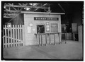 View of the ticket office at Chambers Street Ferry Terminal