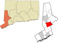 Redding's location within the Western Connecticut Planning Region and the state of Connecticut