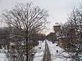 Vue panoramique sur la Ligne-1 de Čiekurkalns.