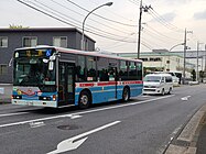 三菱ふそうエアロスター（Y5124/営業所前にて）