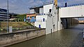 Entrance into one of the locks