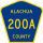 County Road 200A marker