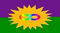 The 2015 autistic pride flag by Joseph Redford