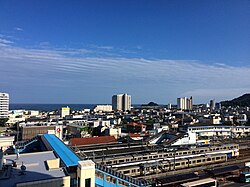 Näkymä Kamogawaan