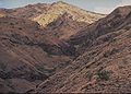 Le mont Ayalu, le plus à l'ouest et le plus ancien de deux volcans à l'extrémité sud de la dépression Danakil.