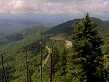 Waterrock Knob on the Blue Ridge Parkway.