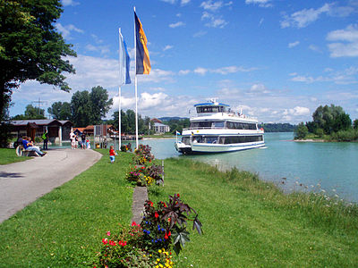 Bootsanlegestelle Füssen der Forggenseeschifffahrt