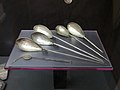 Another five spoons (two of which are engraved) and a toothpick