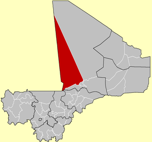 Location of the Cercle of Goundam in Mali