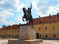 Equestrian statue of Michael the Brave in Alba Iulia, 1968