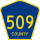 County Route 509 Spur marker