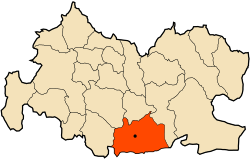 Location of Tissemsilt