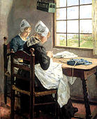 Sisters in the Sewing Room (1883)