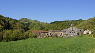 Façade orientale de l'abbaye.