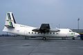 Fokker F27 Friendship F-GFJS à Bâle/Mulhouse en 1987