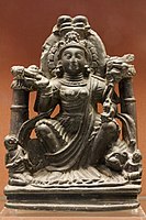 Gaja Lakshmi, Kashmir, end of 7th century CE, British Museum.[9]