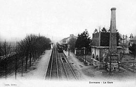 La gare vers 1900.