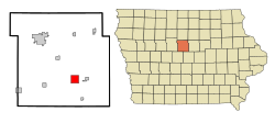 Location of Jewell Junction, Iowa