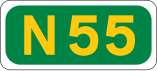 N55 road shield}}