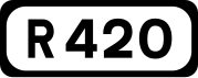 R420 road shield}}