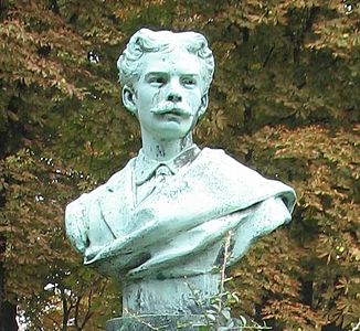 Buste de Lorenzo Pagans, Paris, cimetière des Batignolles.