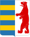 The coat of arms of Zakarpattia Oblast, Ukraine