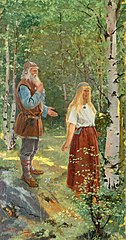 Väinämöinen and Aino, Sigfrid Keinänen [fi], 1896