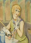 게르다 베게너가 그린 릴리 엘베의 초상화 (1928년경)