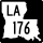 Louisiana Highway 176 marker