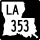 Louisiana Highway 353 marker