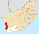 West Coast District within South Africa