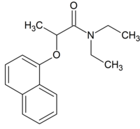 Skeletal formula of napropamide