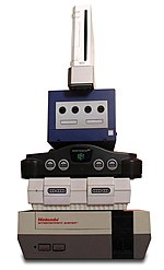 Miniatura para Lista de consoles de jogos eletrônicos da Nintendo